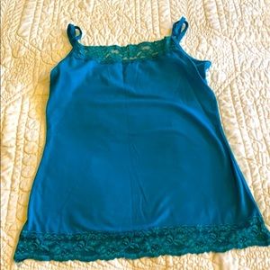 Maurices Teal Layering Cami- Medium